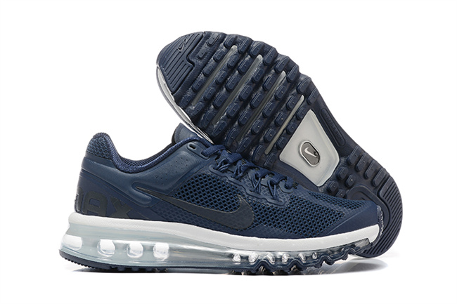 Men's Hot sale Running weapon Air Max 2013 Navy Shoes 001